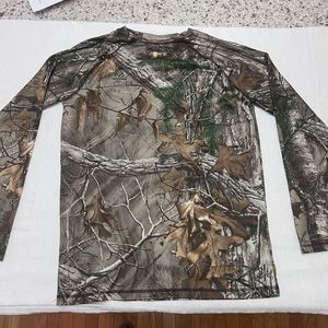 Boys Carhartt Force Realtree Camo Shirt